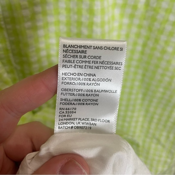 Urban Outfitters Lena Gingham Puff-Sleeve Minidress - Picture 9 of 11